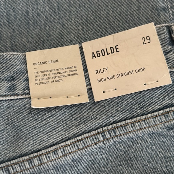 AGOLDE Riley High Rise Straight Crop - Picture 4 of 6